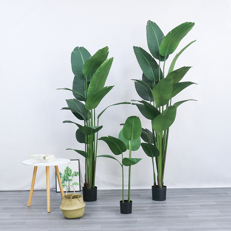 Bird Paradise Strelitzia - Искусственный пластик в горшке ​ Растительная