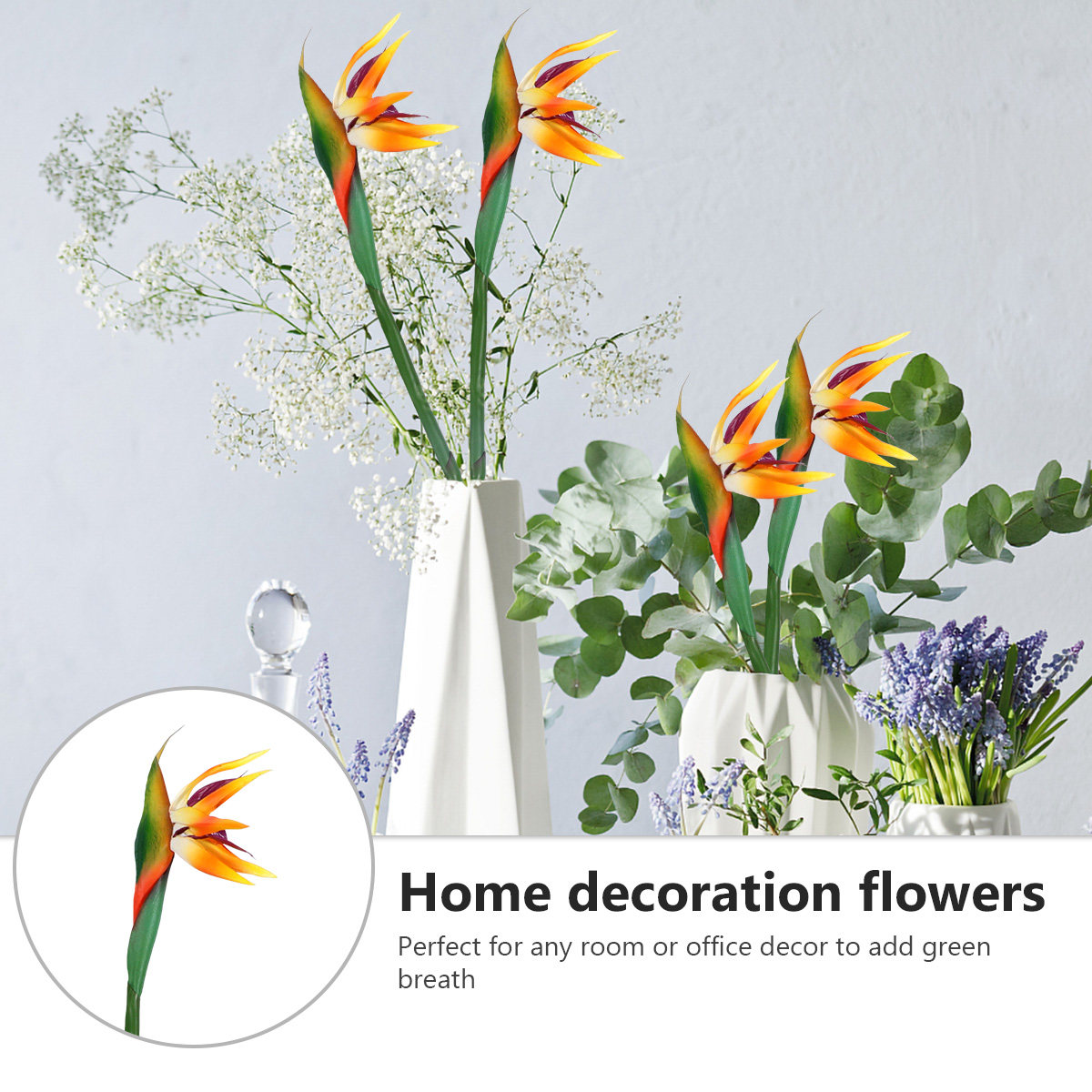 Искусственный цветок стрелиции – обзор и цена Bird Paradise Strelitzia